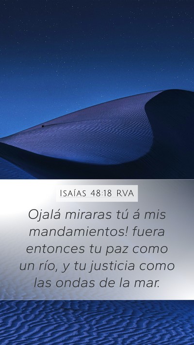 Isaías 48:18 RVA Bible Verse Image