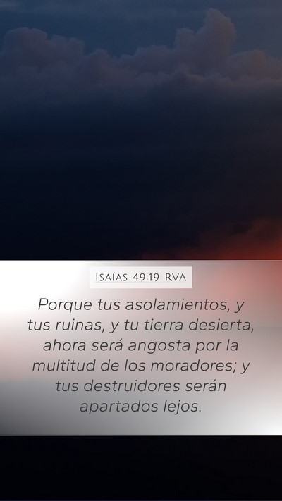 Isaías 49:19 RVA Bible Verse Image
