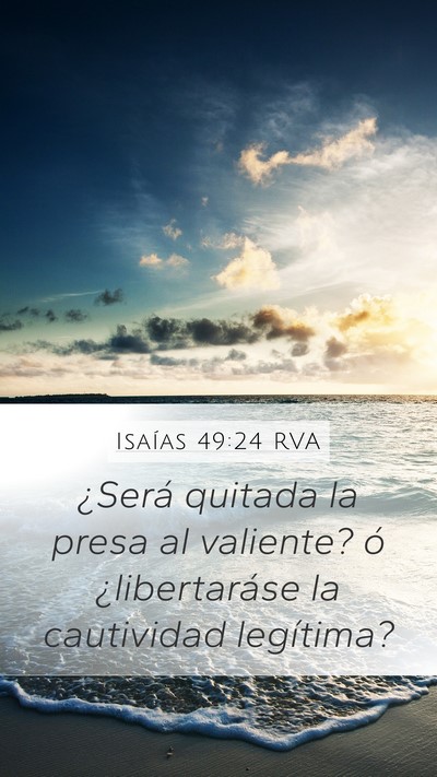 Isaías 49:24 RVA Bible Verse Image