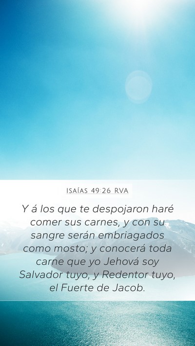 Isaías 49:26 RVA Bible Verse Image