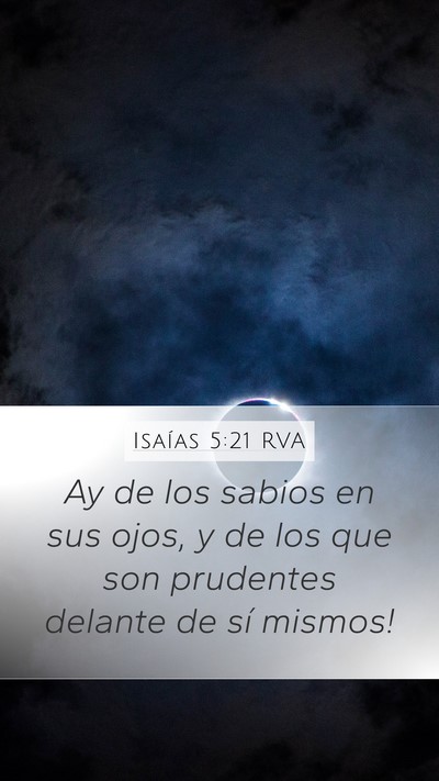 Isaías 5:21 RVA Bible Verse Image