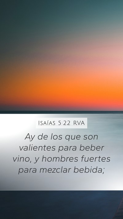Isaías 5:22 RVA Bible Verse Image