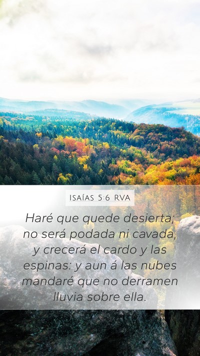 Isaías 5:6 RVA Bible Verse Image