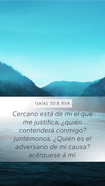 Isaías 50:8 RVA Bible Verse Image