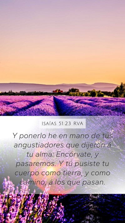 Isaías 51:23 RVA Bible Verse Image