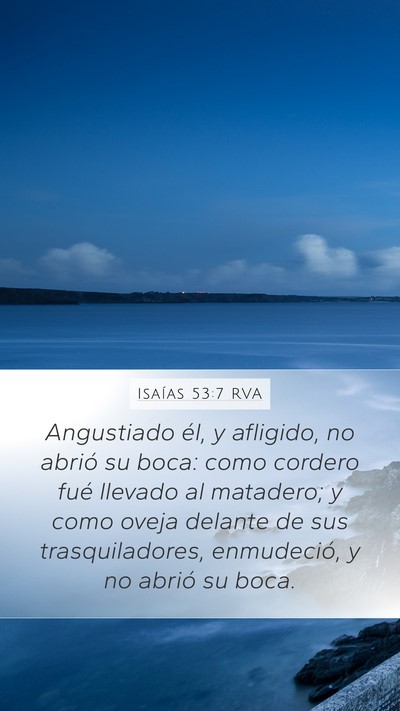Isaías 53:7 RVA Bible Verse Image