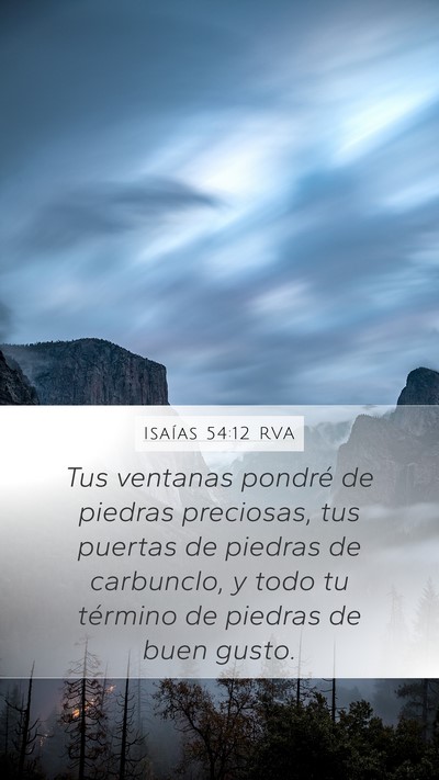 Isaías 54:12 RVA Bible Verse Image