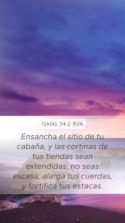 Isaías 54:2 RVA Bible Verse Image