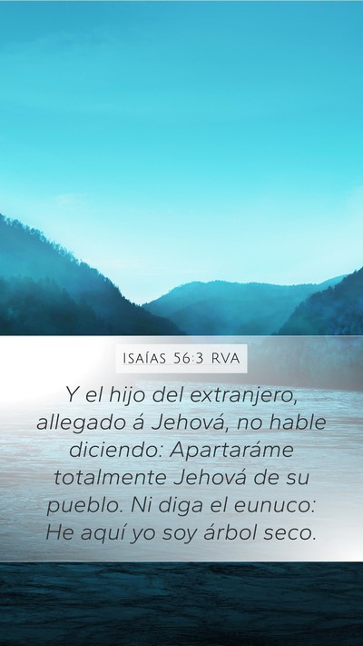 Isaías 56:3 RVA Bible Verse Image