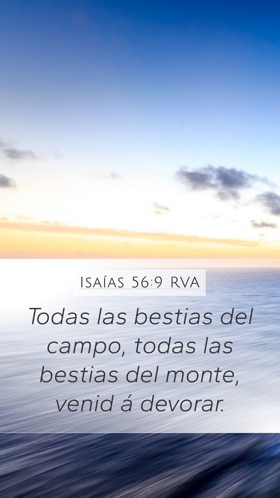 Isaías 56:9 RVA Bible Verse Image