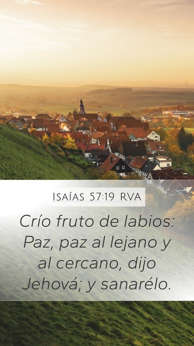 Isaías 57:19 RVA Bible Verse Image