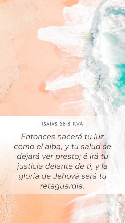 Isaías 58:8 RVA Bible Verse Image
