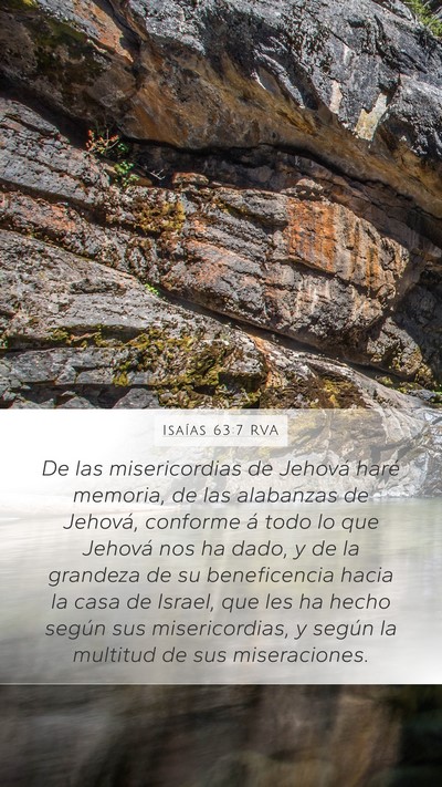 Isaías 63:7 RVA Bible Verse Image