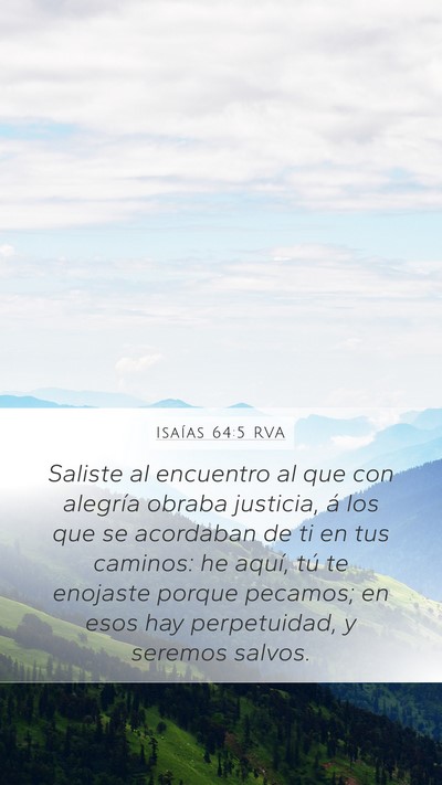 Isaías 64:5 RVA Bible Verse Image