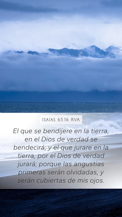 Isaías 65:16 RVA Bible Verse Image