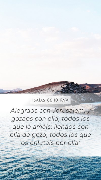Isaías 66:10 RVA Bible Verse Image