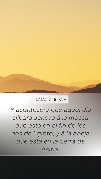 Isaías 7:18 RVA Bible Verse Image