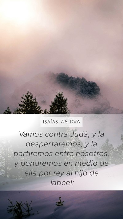 Isaías 7:6 RVA Bible Verse Image