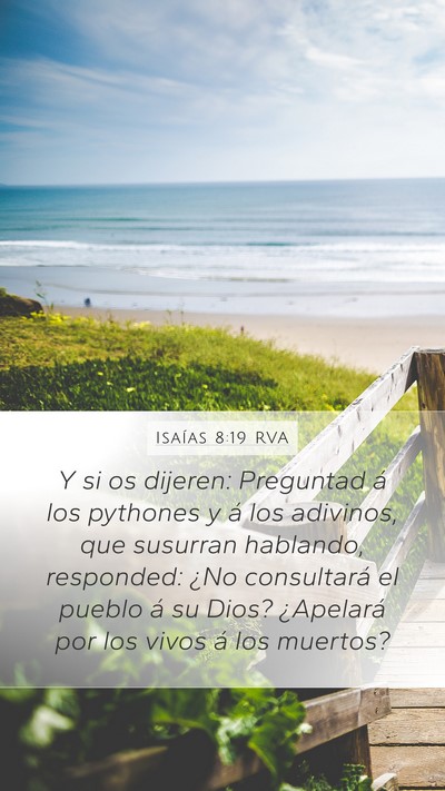 Isaías 8:19 RVA Bible Verse Image