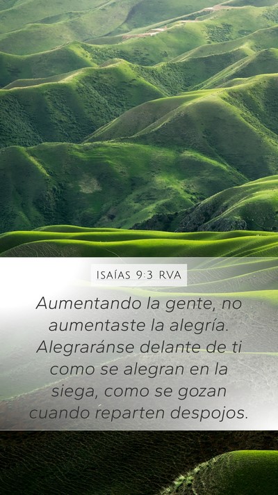 Isaías 9:3 RVA Bible Verse Image