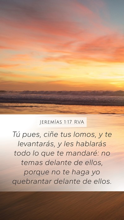 Jeremías 1:17 RVA Bible Verse Image
