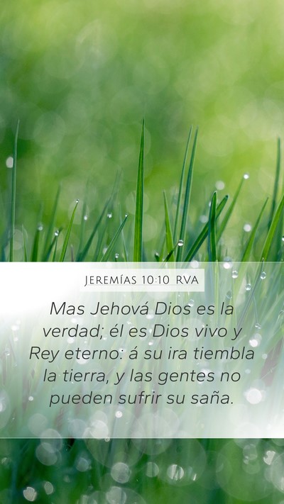 Jeremías 10:10 RVA Bible Verse Image