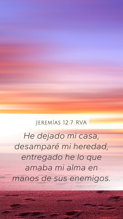 Jeremías 12:7 RVA Bible Verse Image
