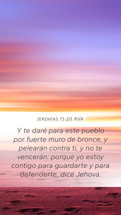 Jeremías 15:20 RVA Bible Verse Image