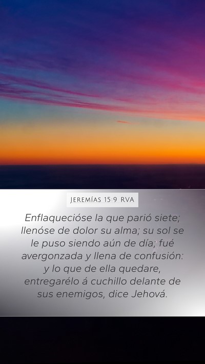 Jeremías 15:9 RVA Bible Verse Image
