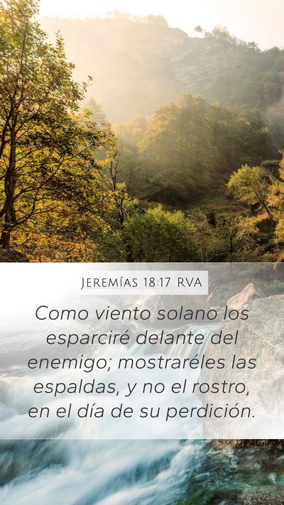 Jeremías 18:17 RVA Bible Verse Image