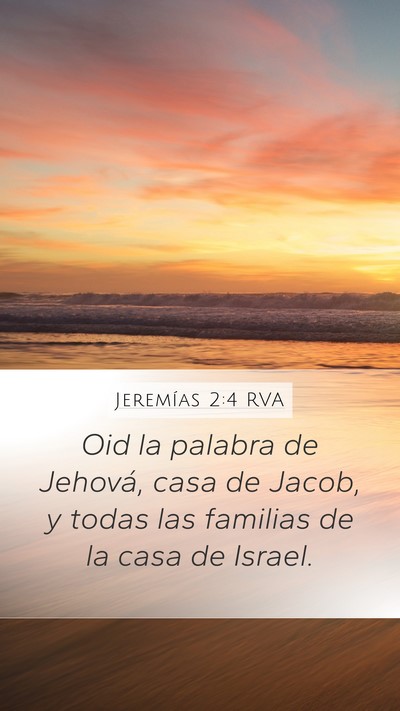 Jeremías 2:4 RVA Bible Verse Image