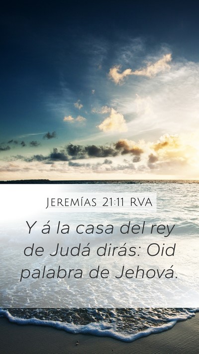 Jeremías 21:11 RVA Bible Verse Image