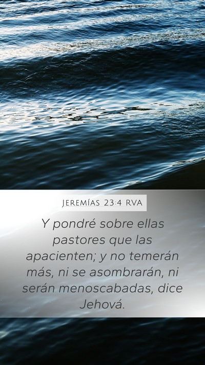 Jeremías 23:4 RVA Bible Verse Image