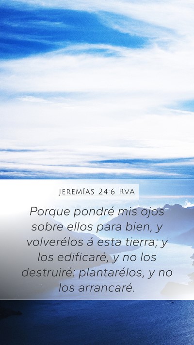 Jeremías 24:6 RVA Bible Verse Image