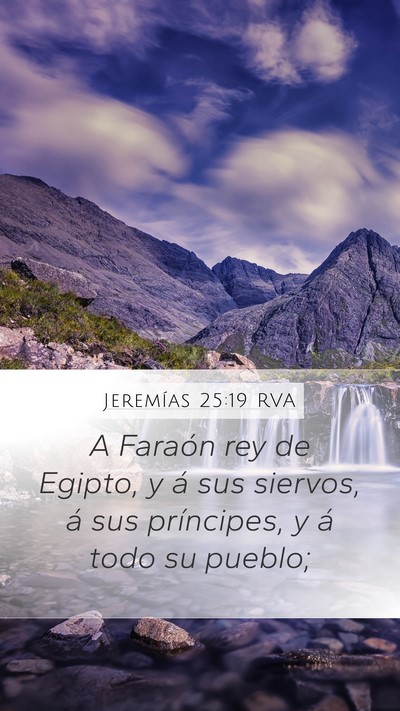 Jeremías 25:19 RVA Bible Verse Image