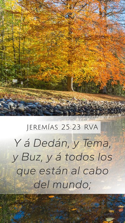 Jeremías 25:23 RVA Bible Verse Image