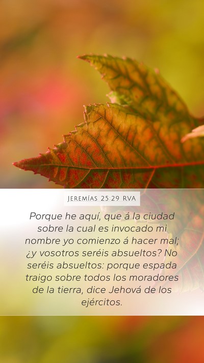 Jeremías 25:29 RVA Bible Verse Image