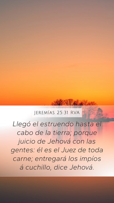 Jeremías 25:31 RVA Bible Verse Image