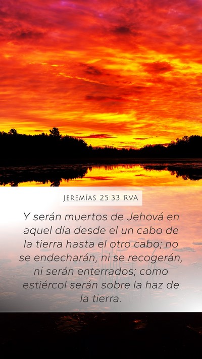 Jeremías 25:33 RVA Bible Verse Image