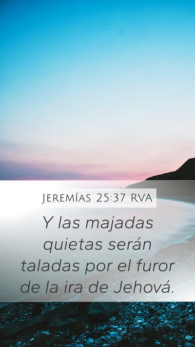 Jeremías 25:37 RVA Bible Verse Image