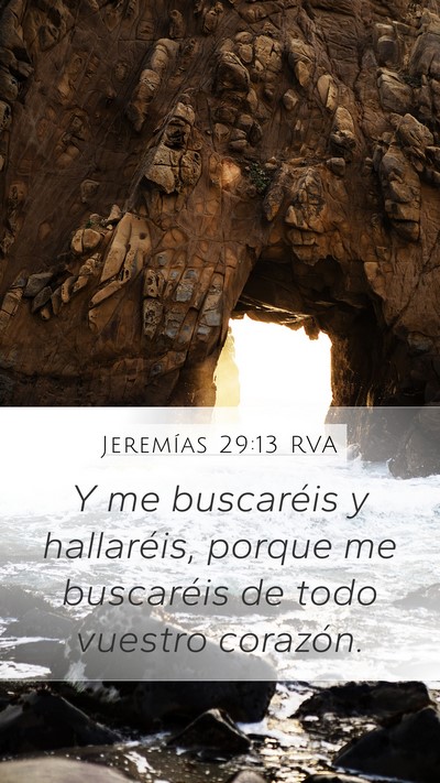 Jeremías 29:13 RVA Bible Verse Image