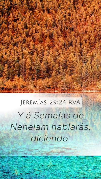 Jeremías 29:24 RVA Bible Verse Image