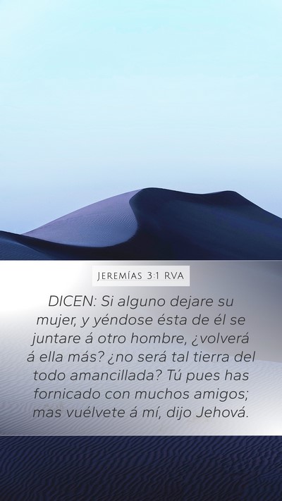 Jeremías 3:1 RVA Bible Verse Image