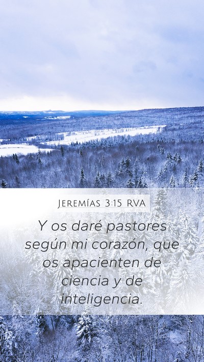 Jeremías 3:15 RVA Bible Verse Image