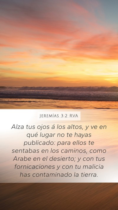 Jeremías 3:2 RVA Bible Verse Image