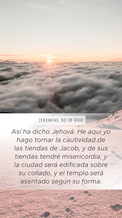 Jeremías 30:18 RVA Bible Verse Image