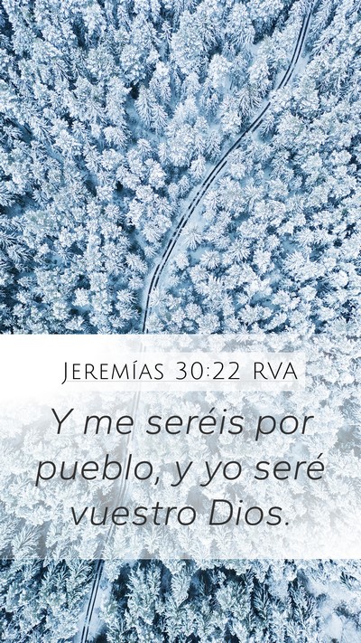 Jeremías 30:22 RVA Bible Verse Image
