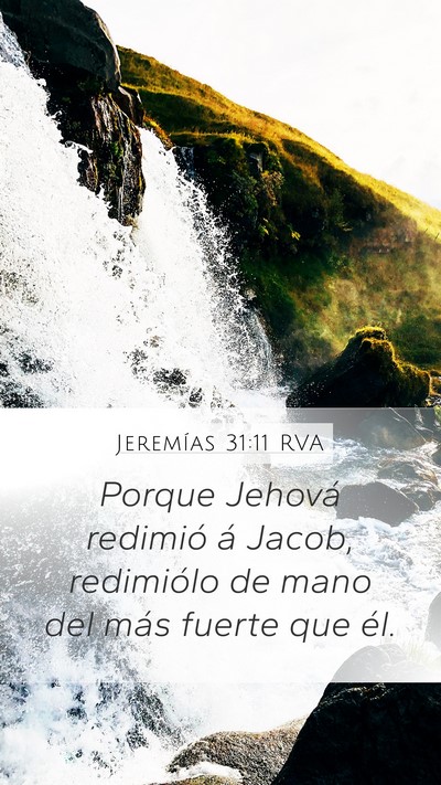 Jeremías 31:11 RVA Bible Verse Image