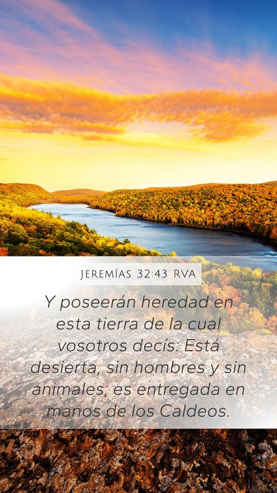 Jeremías 32:43 RVA Bible Verse Image