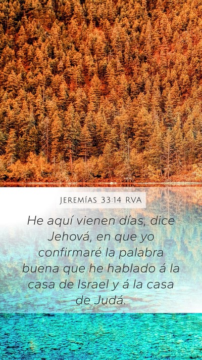 Jeremías 33:14 RVA Bible Verse Image